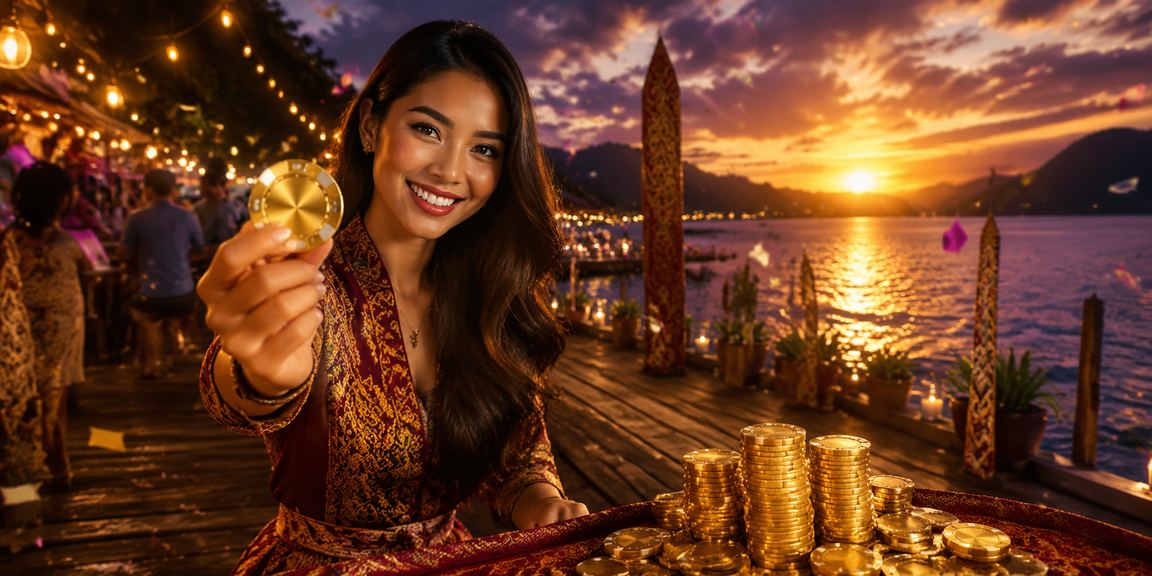Pengalaman eksklusif bonus VIP dengan lampu malam yang gemerlap